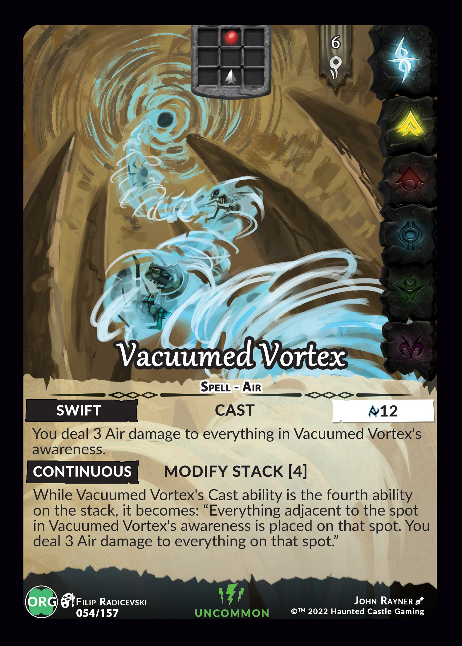Vacuumed Vortex